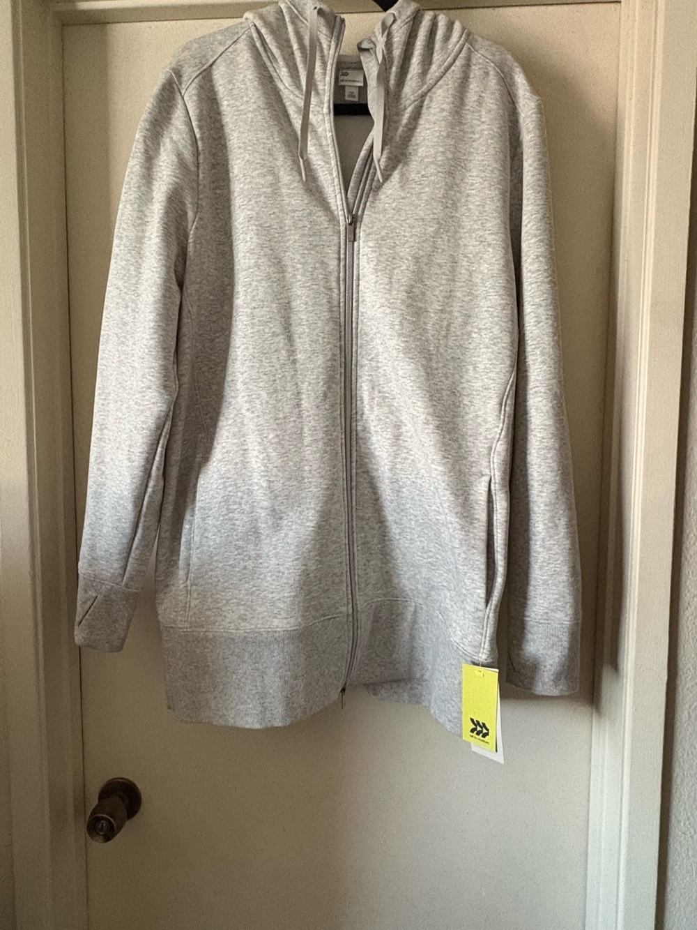 NWOT Target All in Motion Heather Gray Full Zip Performance Hoodie XXL